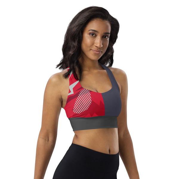 Longline sports bra