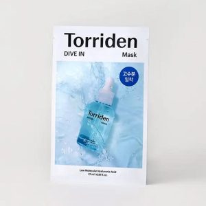 Torriden DIVE-IN Low Molecule Hyaluronic Acid Mask Pack [27ml*10ea]