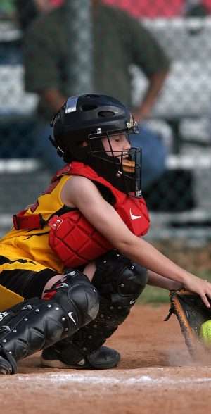 Catcher in softball (People) softball,catcher,female,competition,ballgame